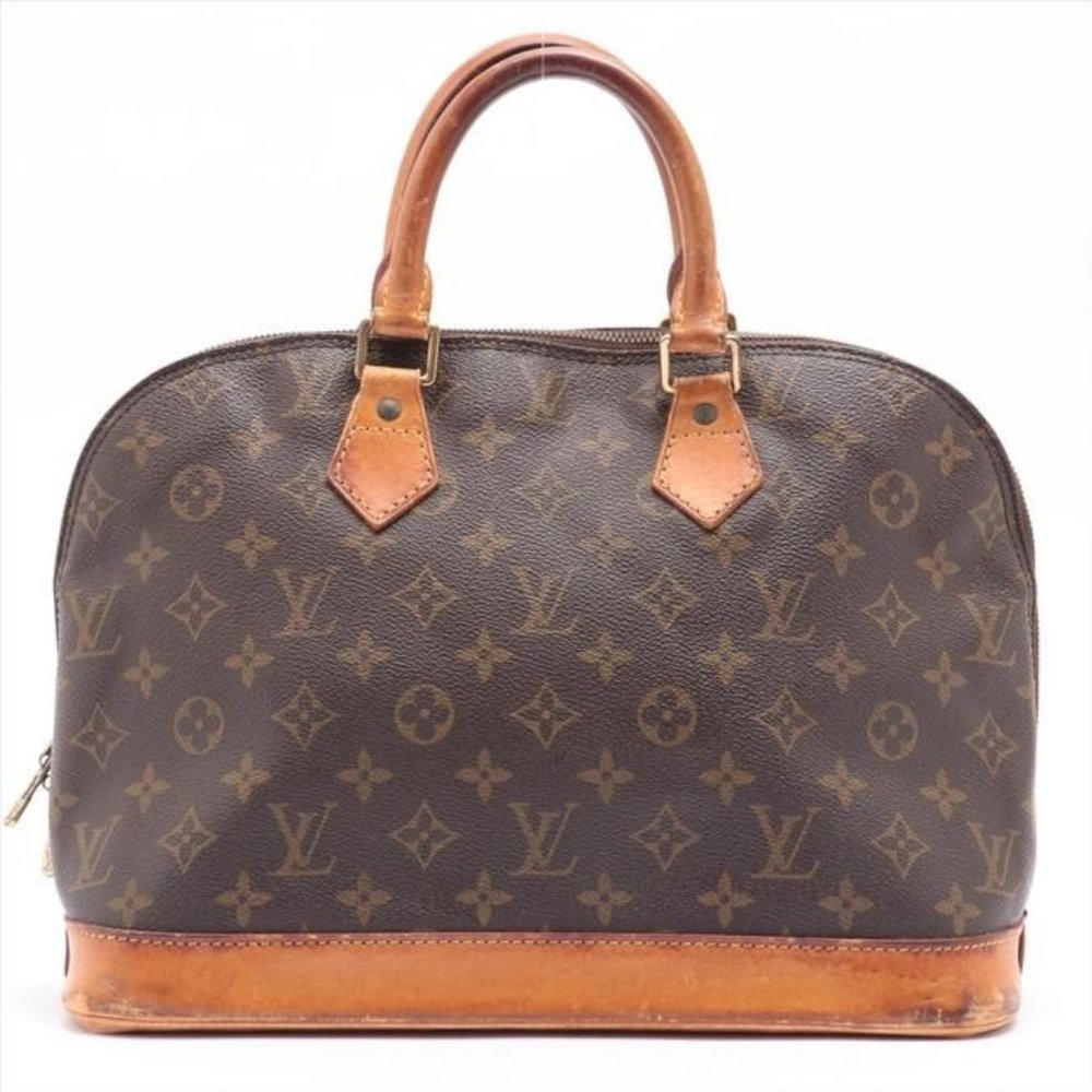 Louis Vuitton Alma Brown Monogram Canvas Shoulder Bag